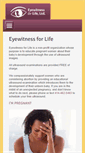 Mobile Screenshot of eyewitnessforlife.org
